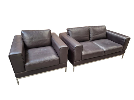 Salon leder 2+1/ salon cuir 2+1