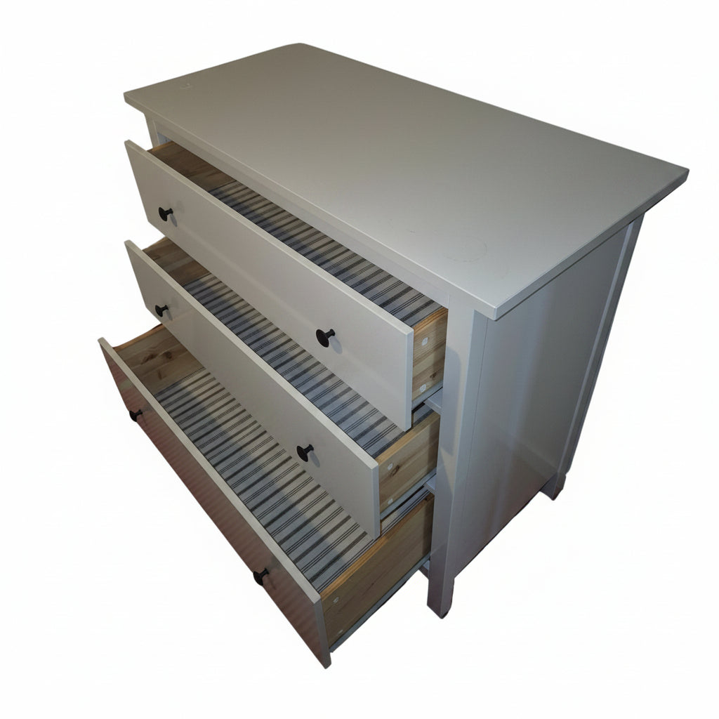 Commode wit/blanche Ikea 3 schuiven/tiroirs