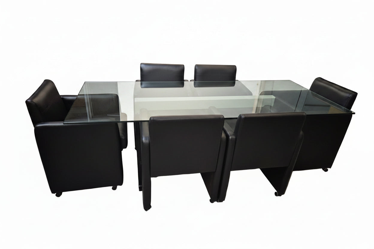 Tafel+6 stoelen/ table+6 chaises