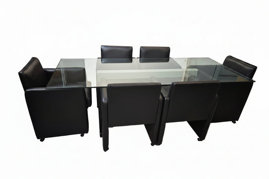 Tafel+6 stoelen/ table+6 chaises